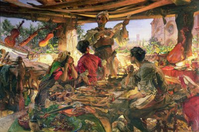 Stradivarius dans son Atelier à Crémone - Edgar Bundy